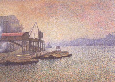 Georges Lemmen View of the Thames (nn02) oil painting image
